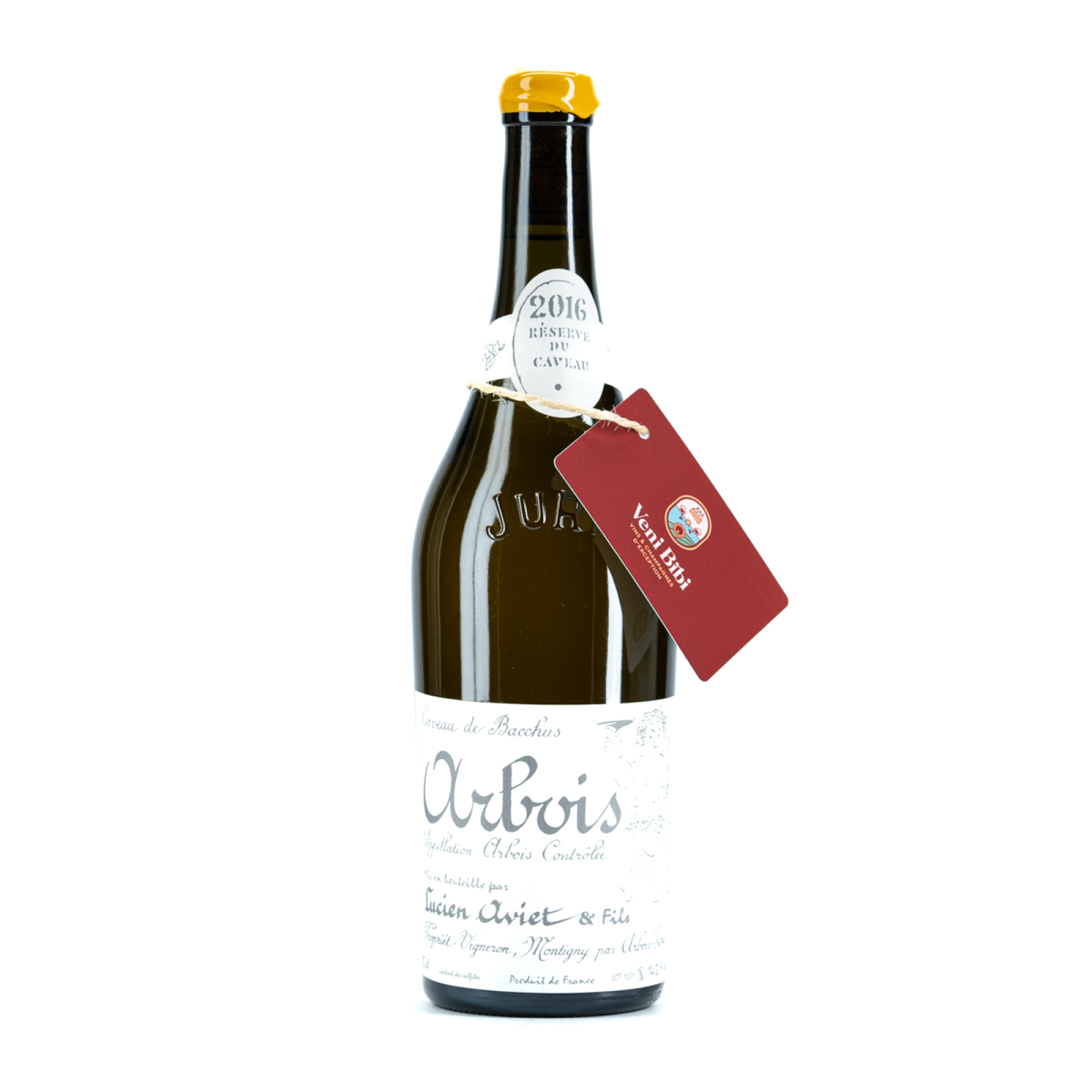 Arbois 2016 Blanc de Lucien Aviet et fils Caveau de Bacchus Arbois
