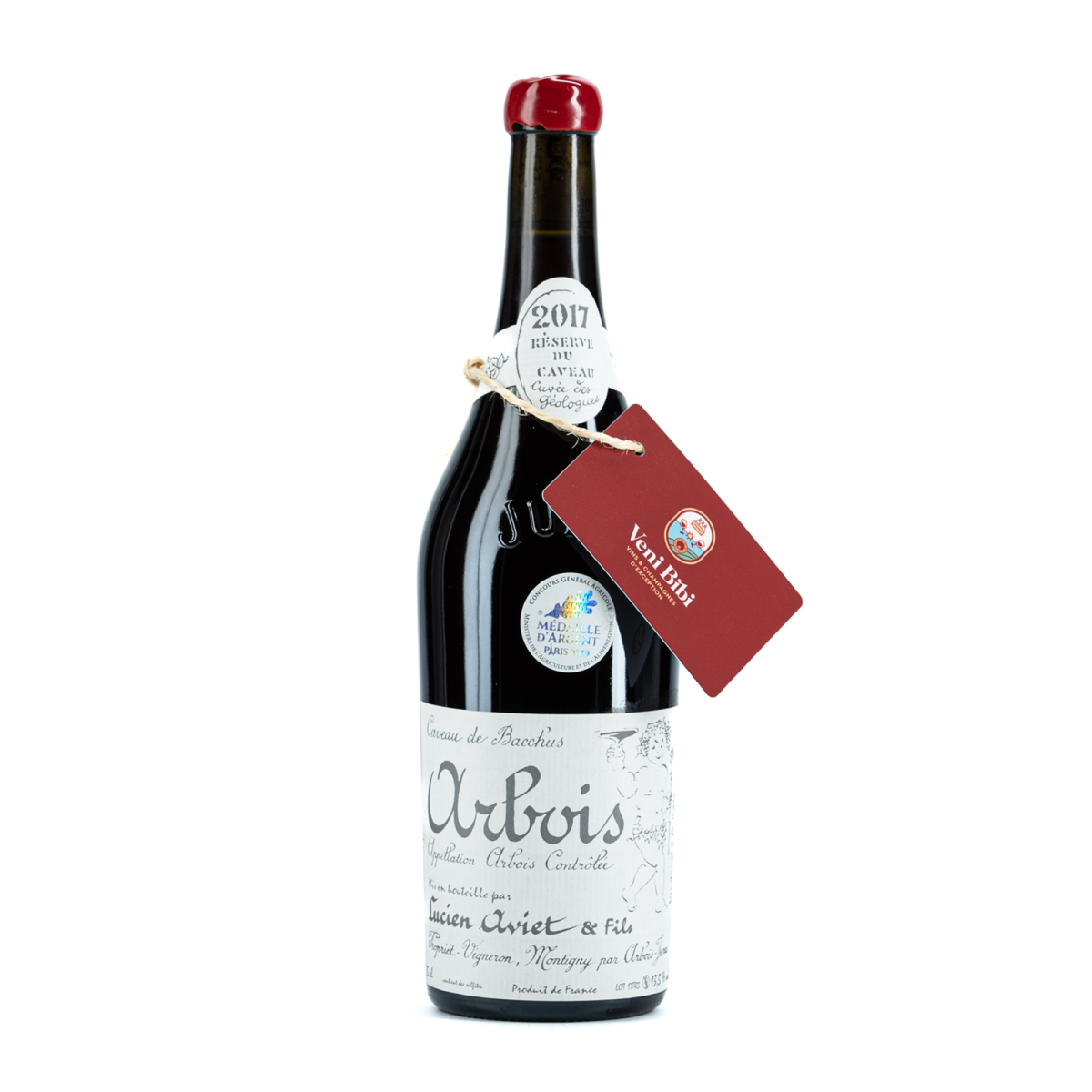 Arbois 2017 Rouge de Lucien Aviet et fils Caveau de Bacchus Arbois